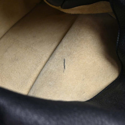 Bottega Veneta Black Leather Intrecciato Handbag