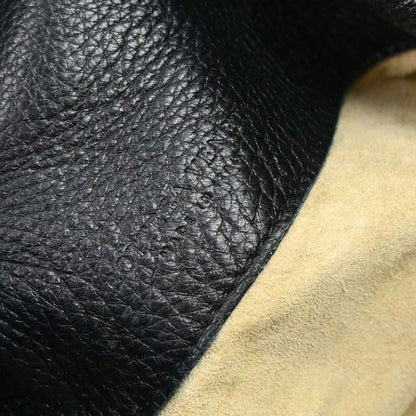 Bottega Veneta Black Leather Intrecciato Handbag