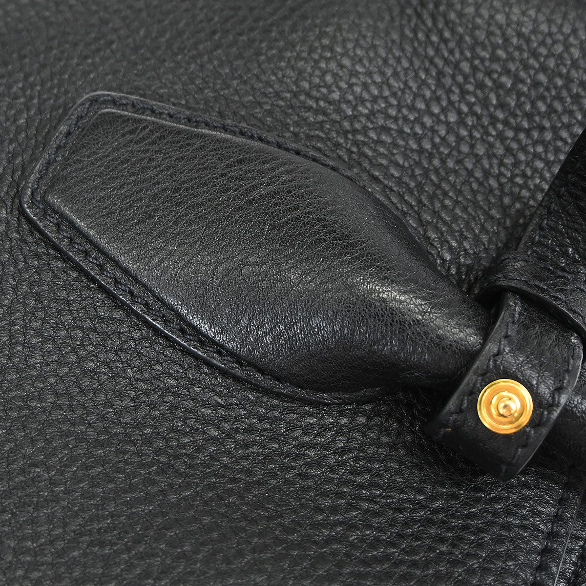 Prada Black Leather 2way Shoulder Tote Handbag