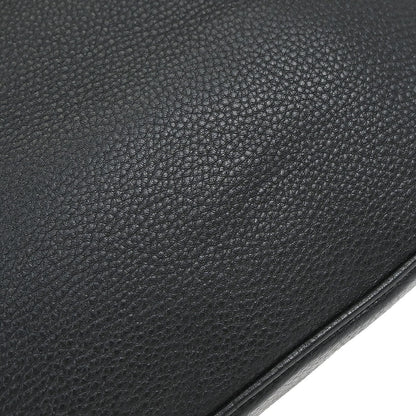 Prada Black Leather 2way Shoulder Tote Handbag