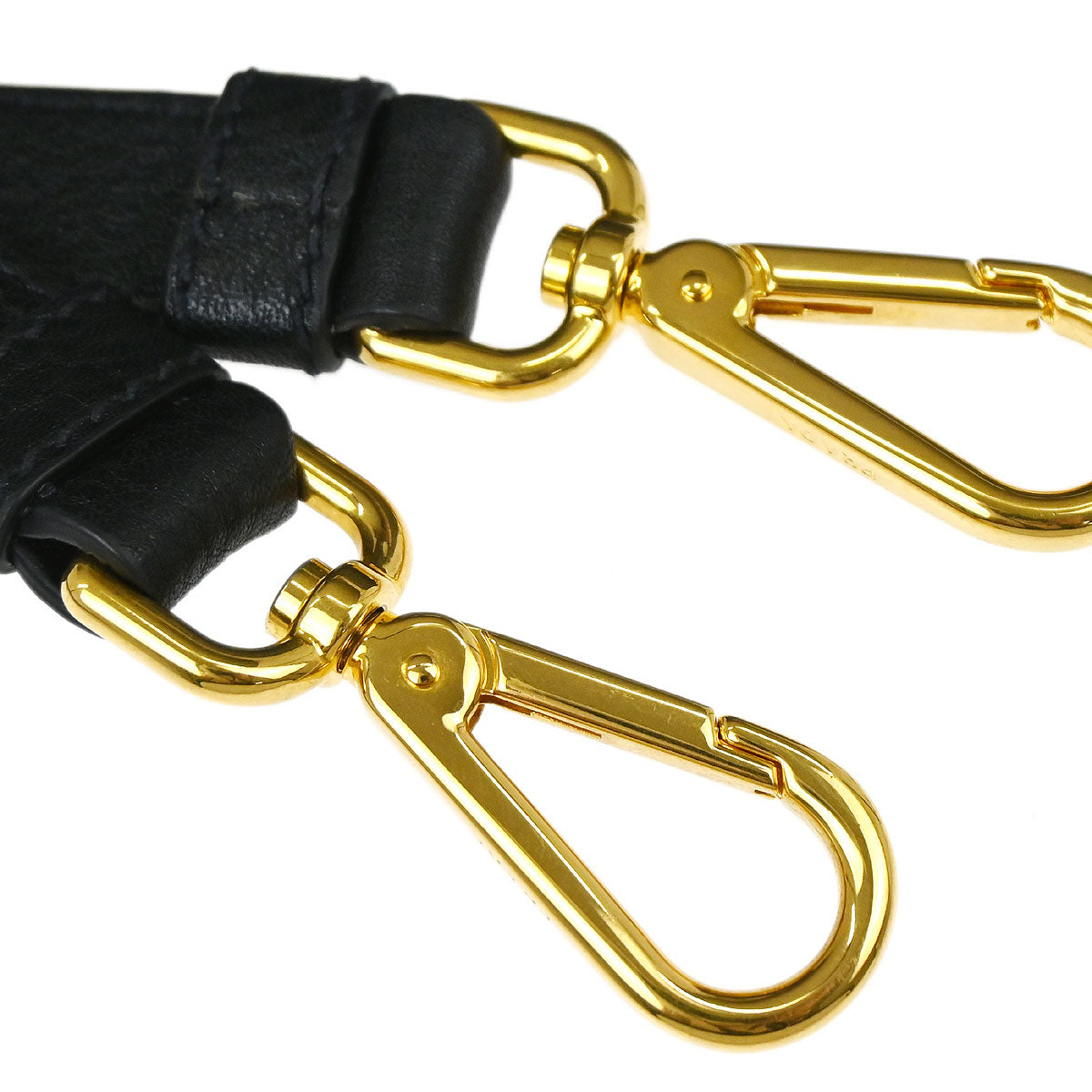 Prada Black Leather 2way Shoulder Tote Handbag