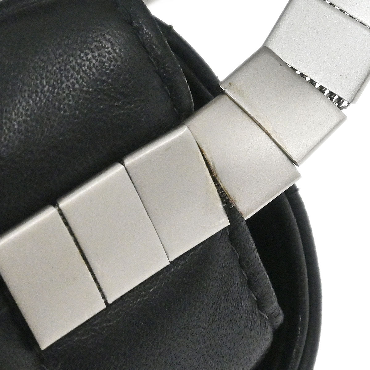 Chanel 1997-1999 Black Lambskin Coco Bar Mademoiselle Lock Shoulder Bag