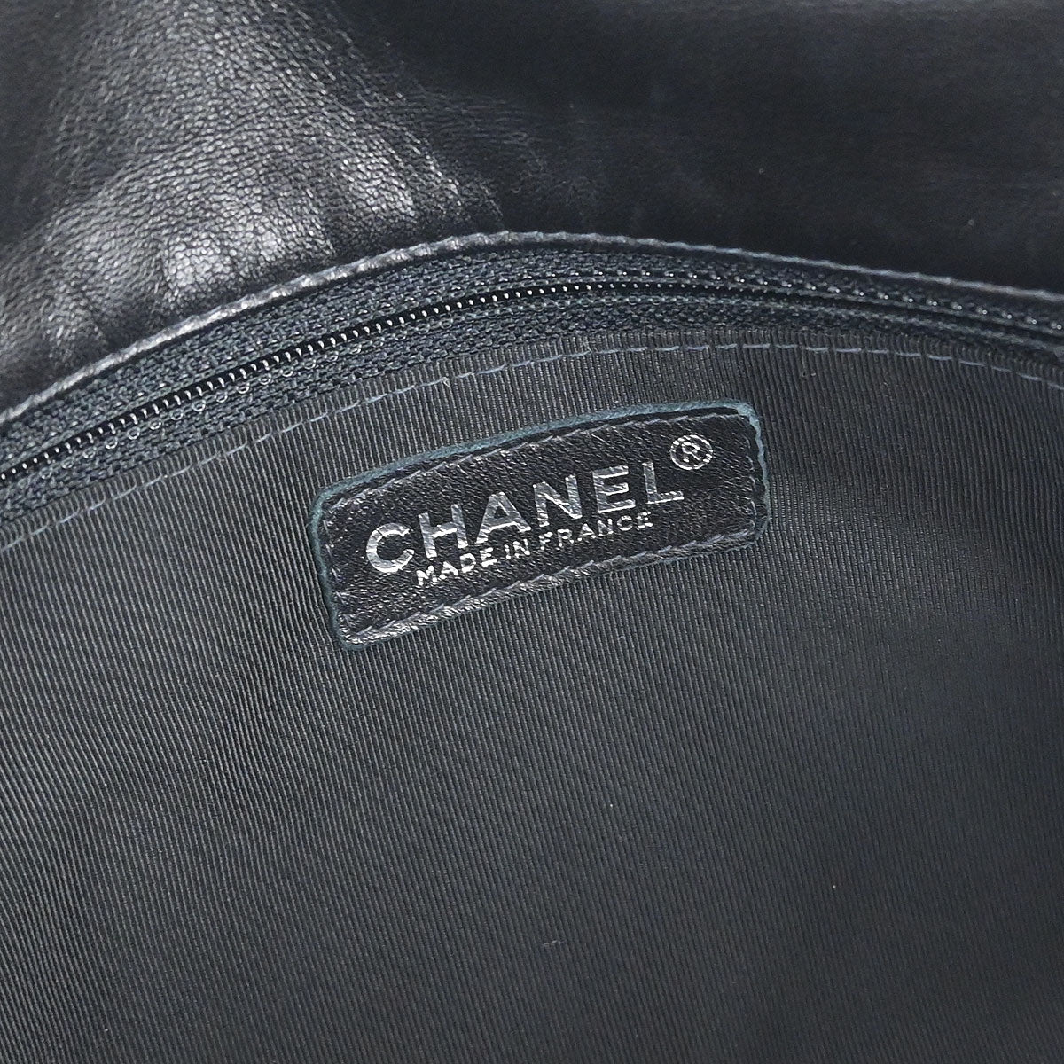 Chanel 1997-1999 Black Lambskin Coco Bar Mademoiselle Lock Shoulder Bag