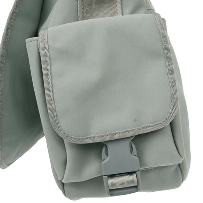 Chanel Gray Nylon Sport Line Choco Bar Shoulder Bag