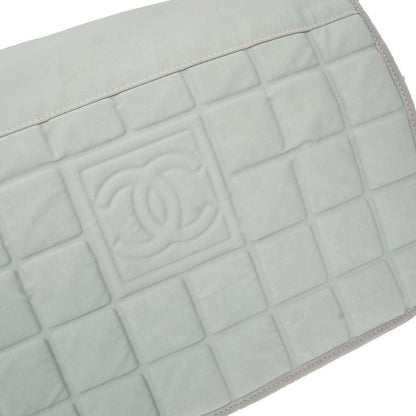 Chanel Gray Nylon Sport Line Choco Bar Shoulder Bag