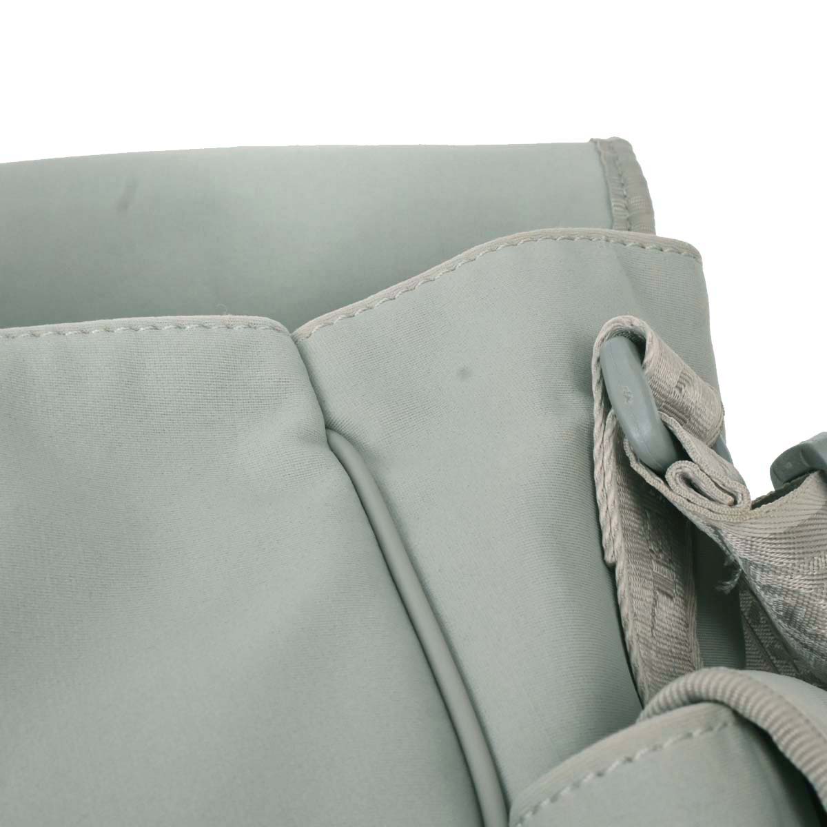 Chanel Gray Nylon Sport Line Choco Bar Shoulder Bag
