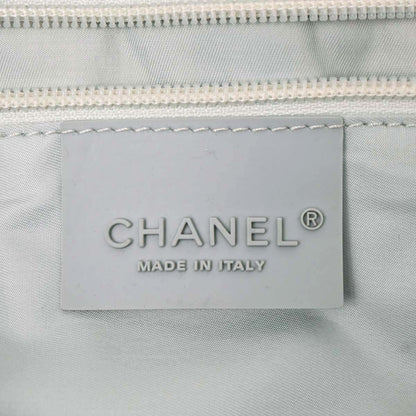 Chanel Gray Nylon Sport Line Choco Bar Shoulder Bag