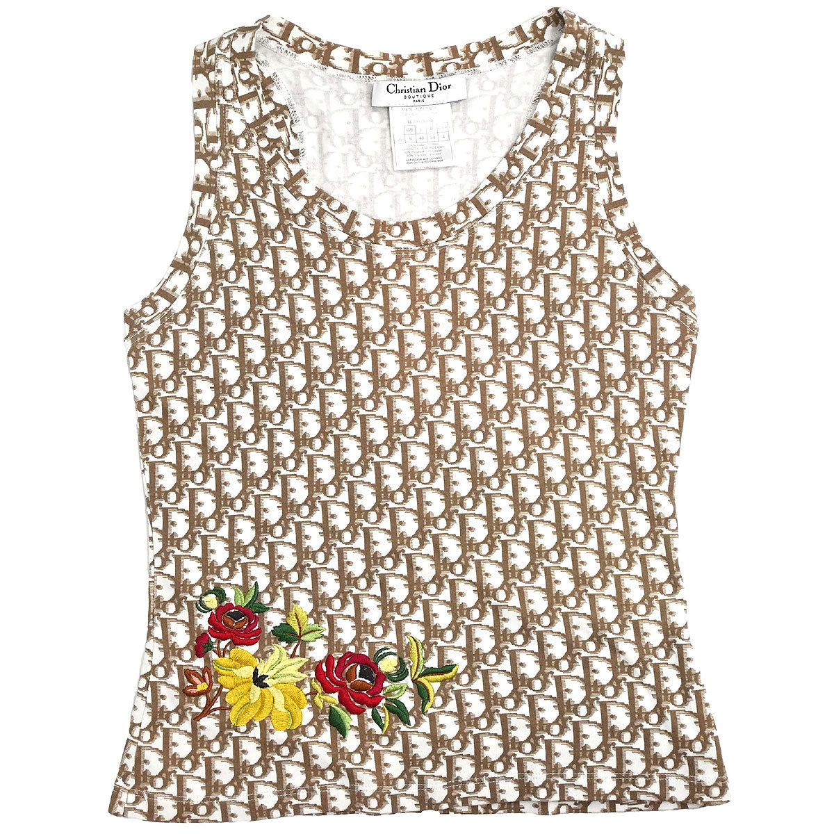 Christian Dior 2005 Tank Top Trotter Brown #36