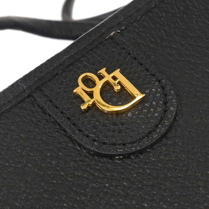 Christian Dior Black PVC Honeycomb Shoulder Bag