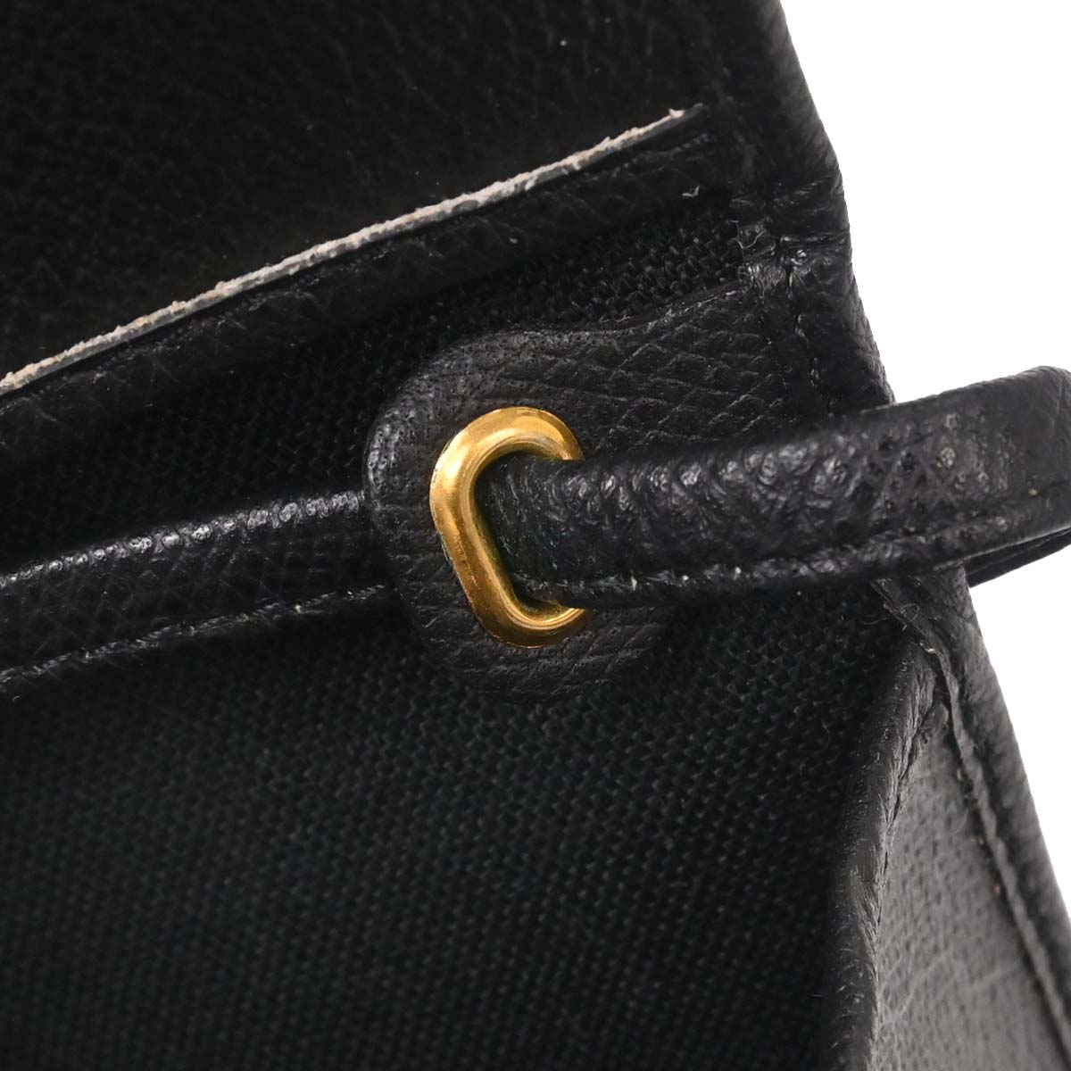 Christian Dior Black PVC Honeycomb Shoulder Bag