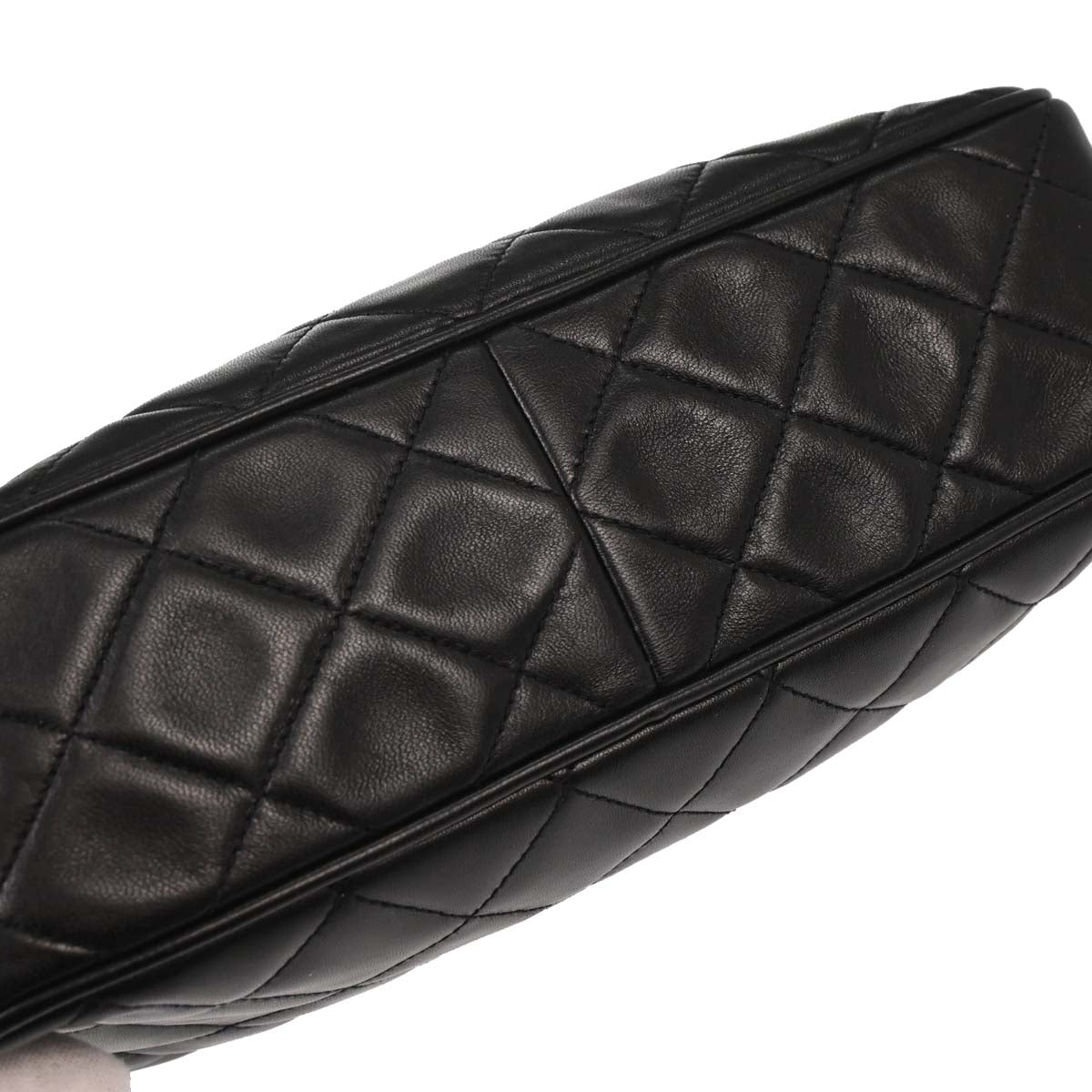 Chanel Black Lambskin Camera Bag Large