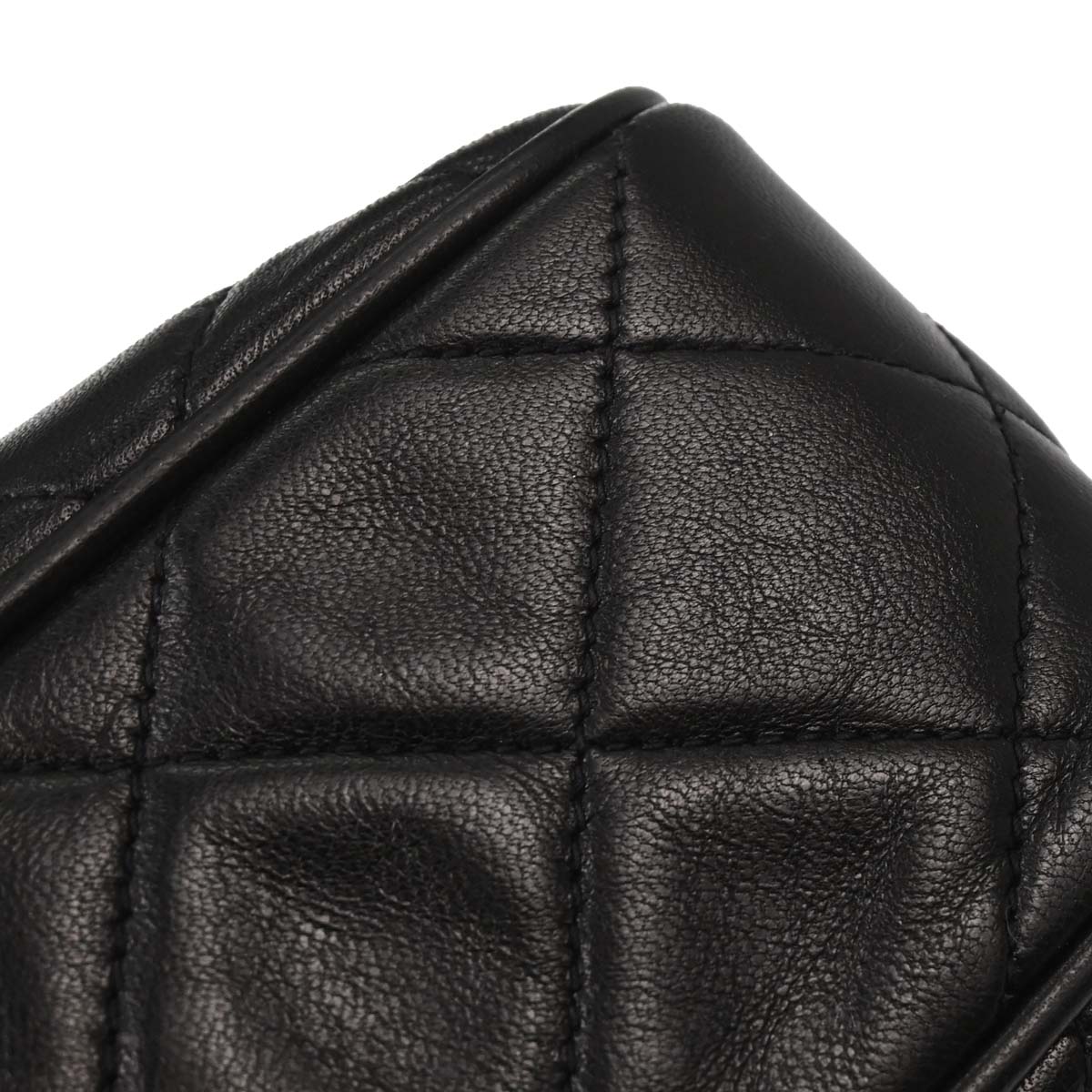 Chanel Black Lambskin Camera Bag Large