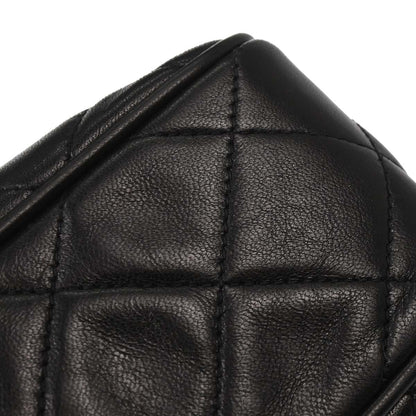 Chanel Black Lambskin Camera Bag Large