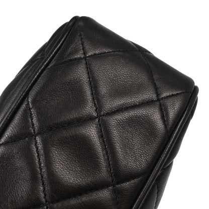 Chanel Black Lambskin Camera Bag Large