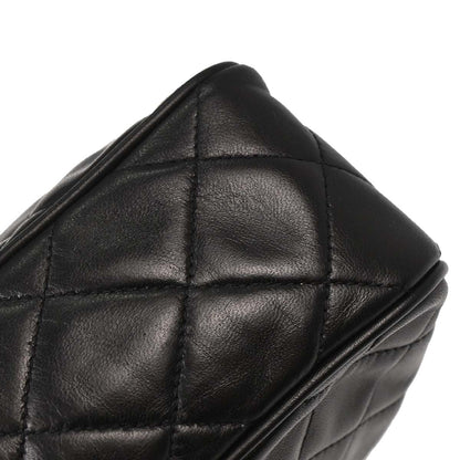 Chanel Black Lambskin Camera Bag Large