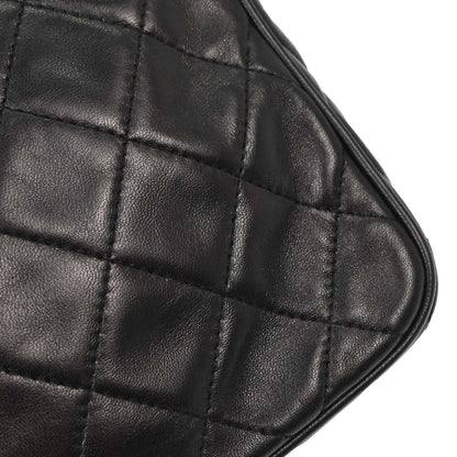 Chanel Black Lambskin Camera Bag Large