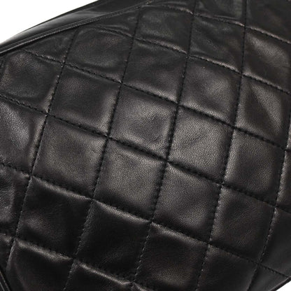 Chanel Black Lambskin Camera Bag Large