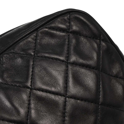 Chanel Black Lambskin Camera Bag Large