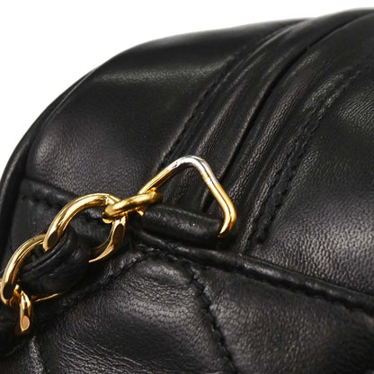 Chanel Black Lambskin Camera Bag Large