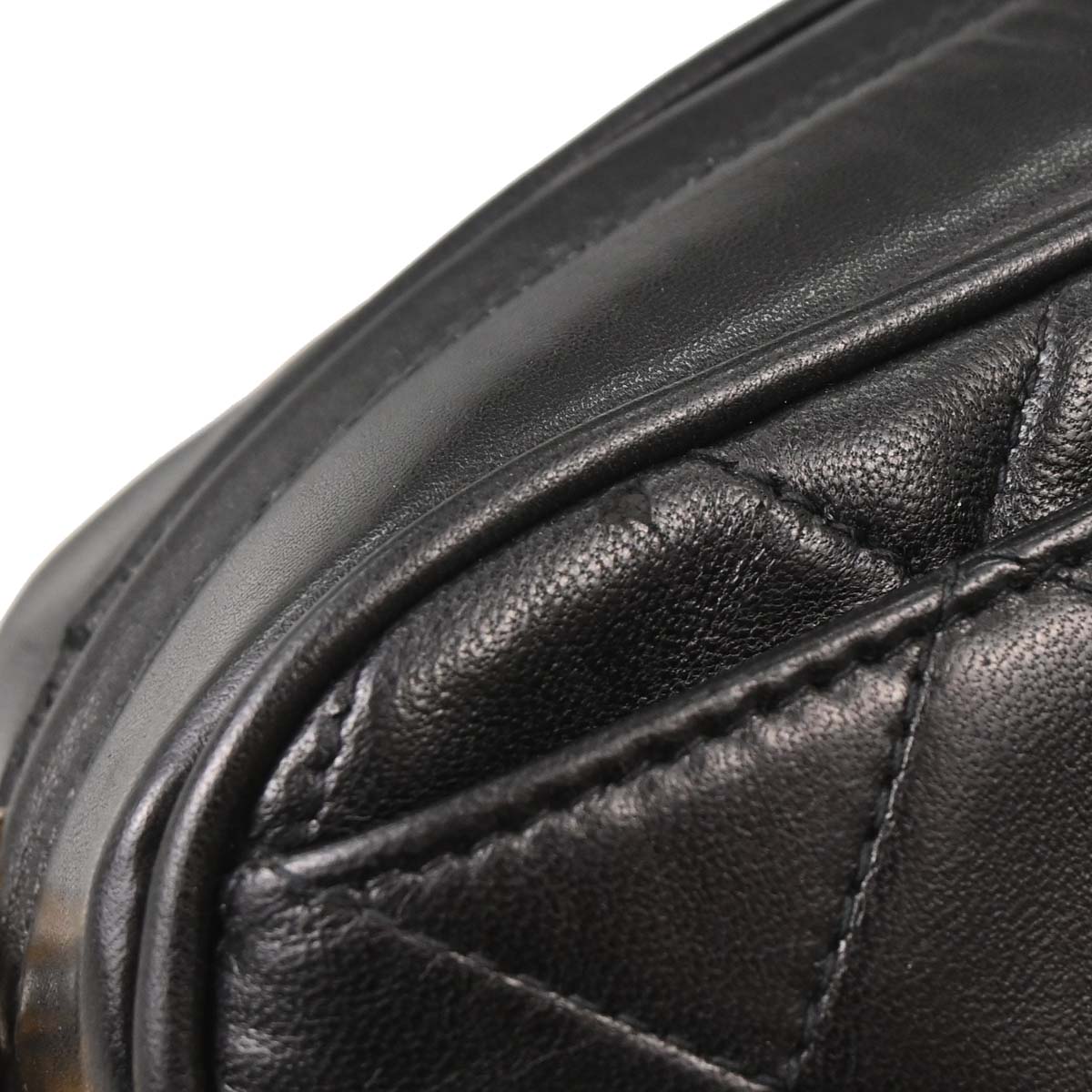 Chanel Black Lambskin Camera Bag Large