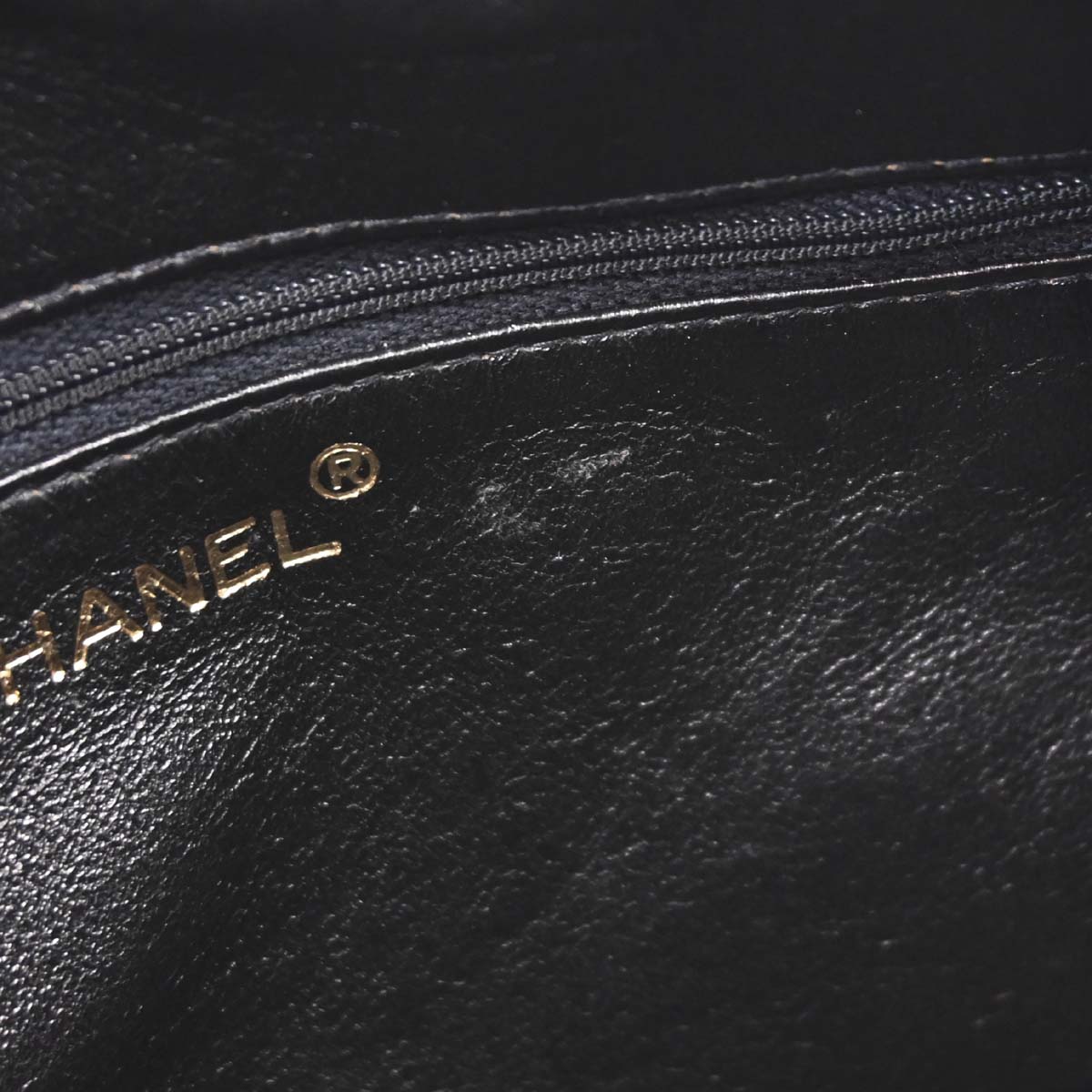 Chanel Black Lambskin Camera Bag Large