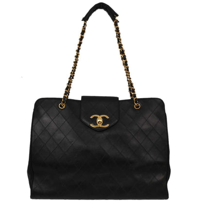 Chanel Black Lambskin Bicolore Supermodel Shoulder Bag