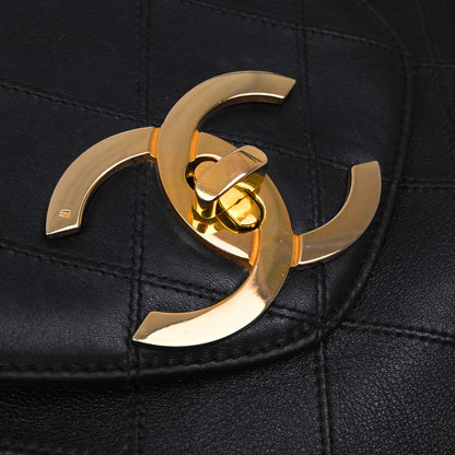 Chanel Black Lambskin Bicolore Supermodel Shoulder Bag