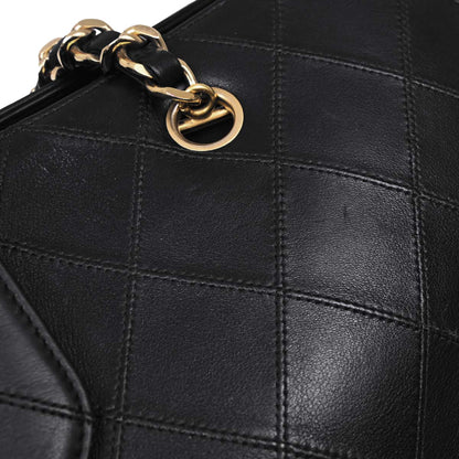 Chanel Black Lambskin Bicolore Supermodel Shoulder Bag