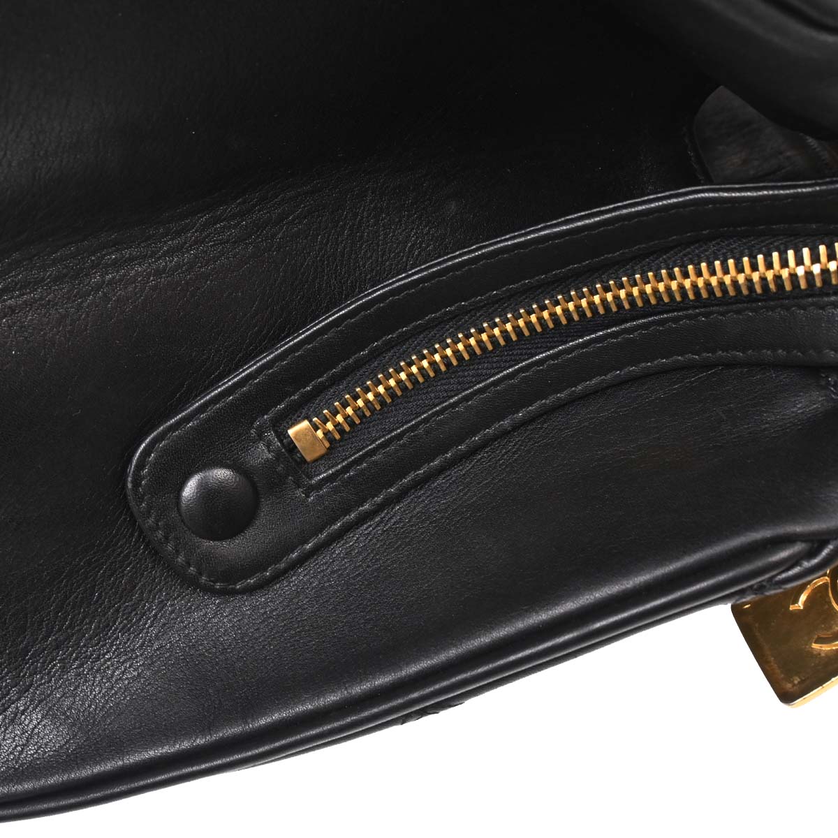 Chanel Black Lambskin Bicolore Supermodel Shoulder Bag