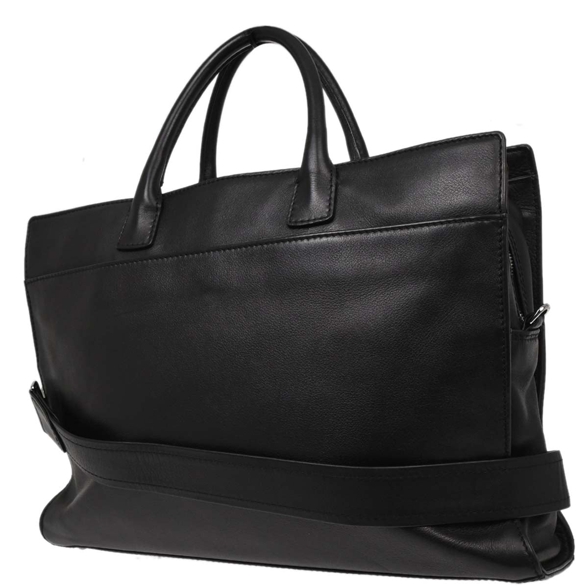 Chanel Black Calfskin 2way Shoulder Tote Bag