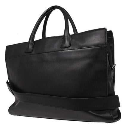 Chanel Black Calfskin 2way Shoulder Tote Bag