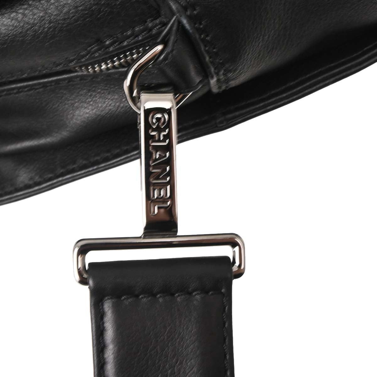 Chanel Black Calfskin 2way Shoulder Tote Bag