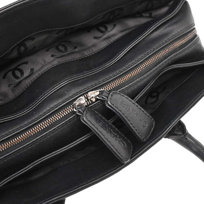 Chanel Black Calfskin 2way Shoulder Tote Bag
