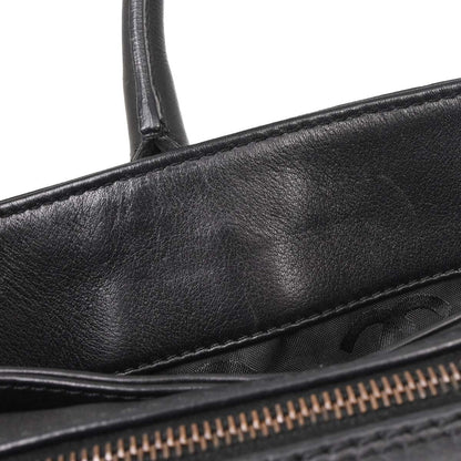 Chanel Black Calfskin 2way Shoulder Tote Bag