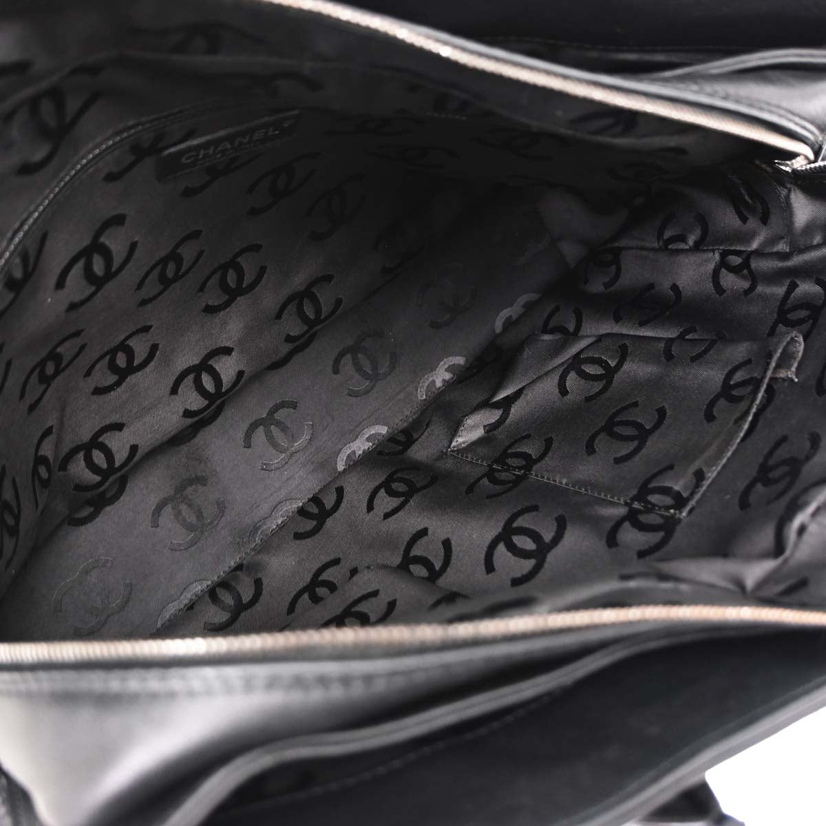 Chanel Black Calfskin 2way Shoulder Tote Bag