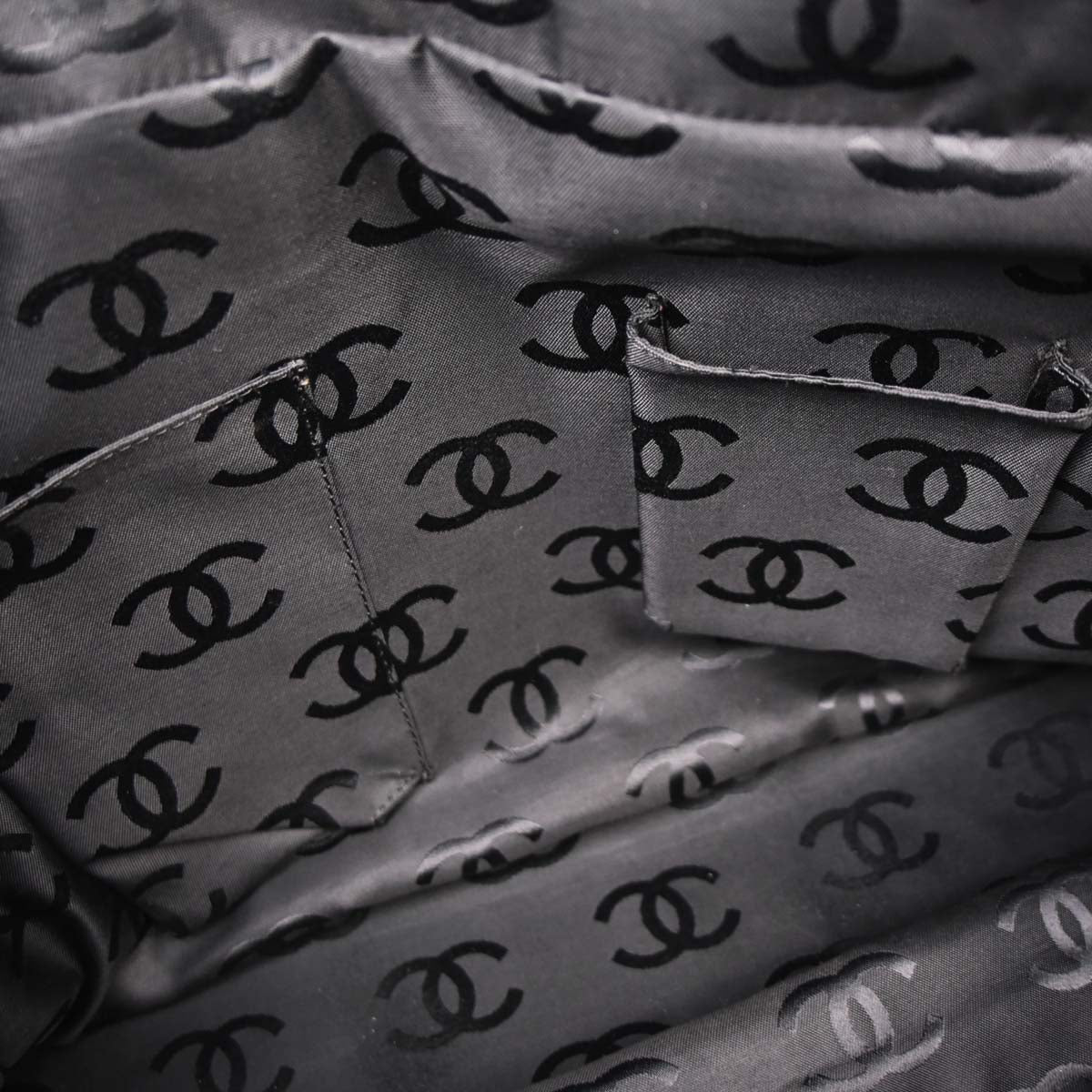 Chanel Black Calfskin 2way Shoulder Tote Bag