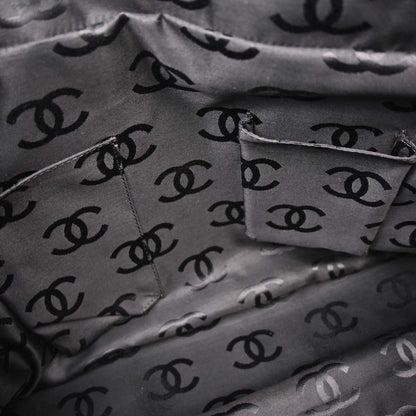 Chanel Black Calfskin 2way Shoulder Tote Bag