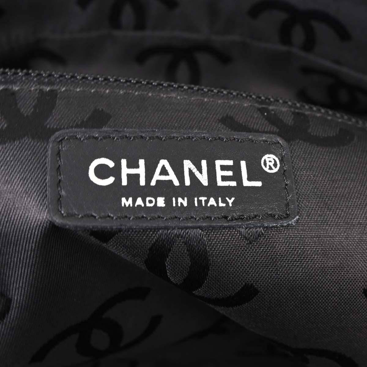 Chanel Black Calfskin 2way Shoulder Tote Bag