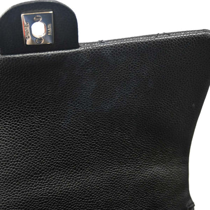 Chanel Black Caviar Skin Top Handle Handbag