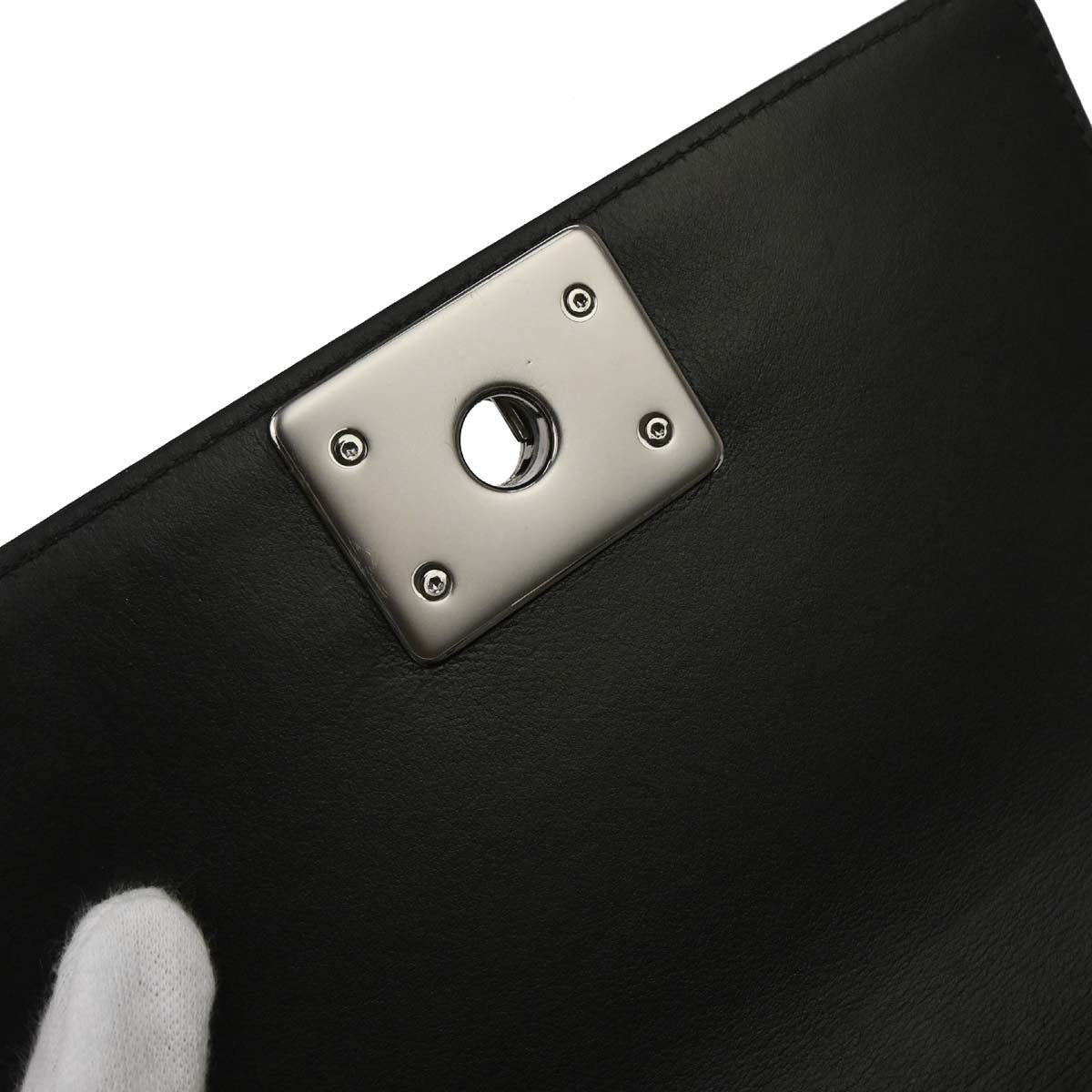 Boy Chanel Black Tweed Lambskin Small Chain Shoulder Bag