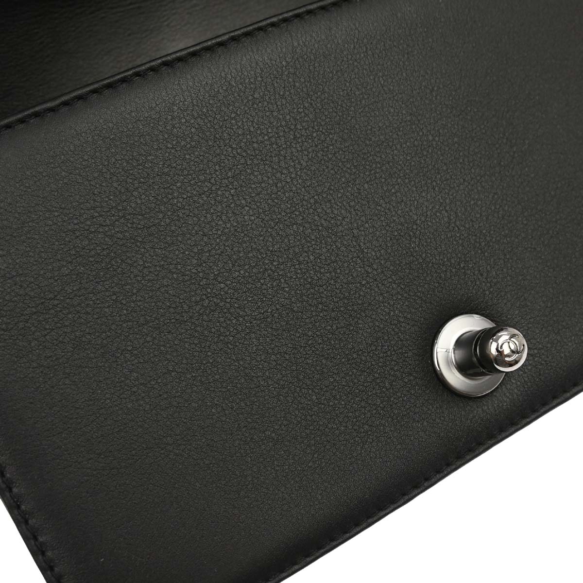 Boy Chanel Black Tweed Lambskin Small Chain Shoulder Bag