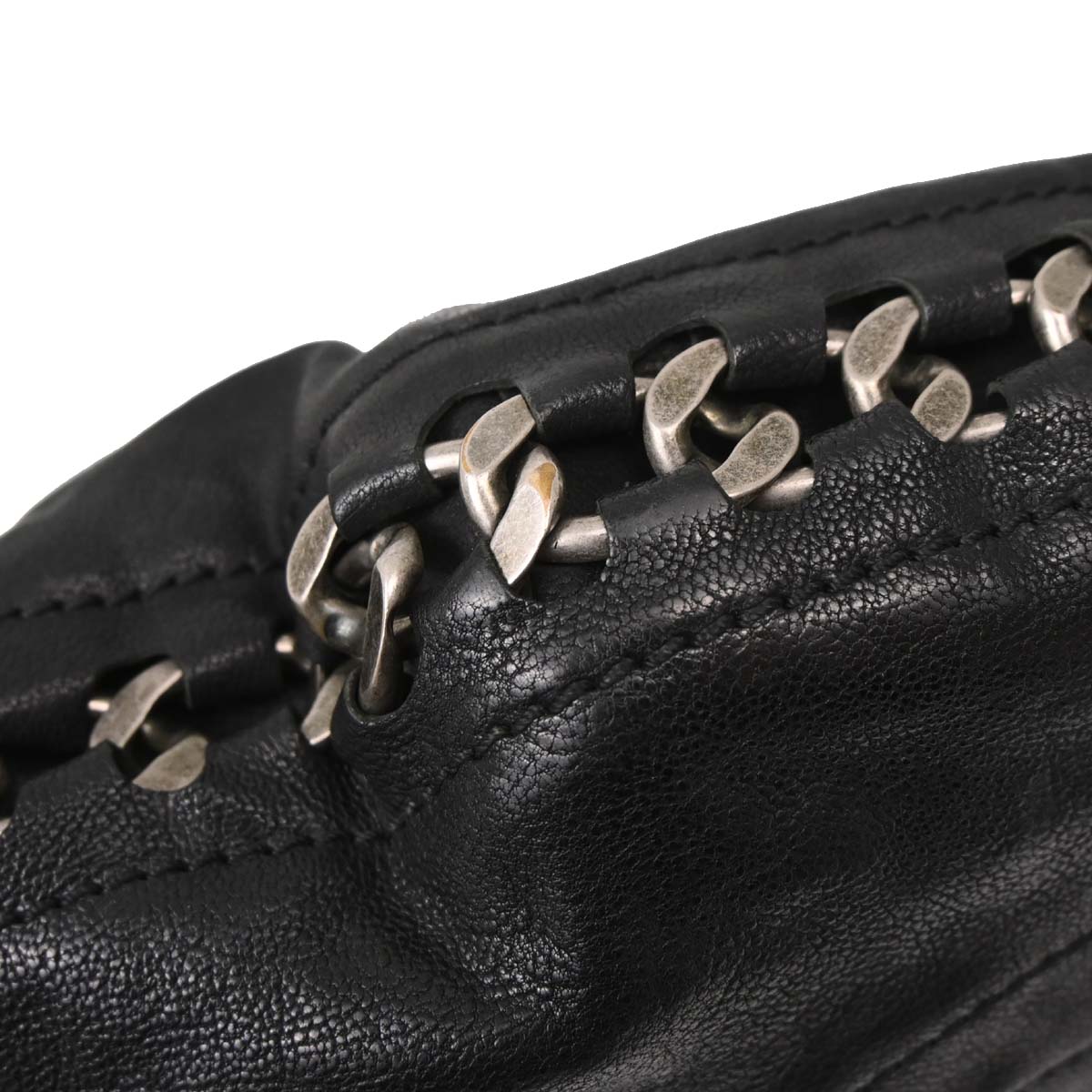 Chanel Black Calfskin Luxury Line Handbag