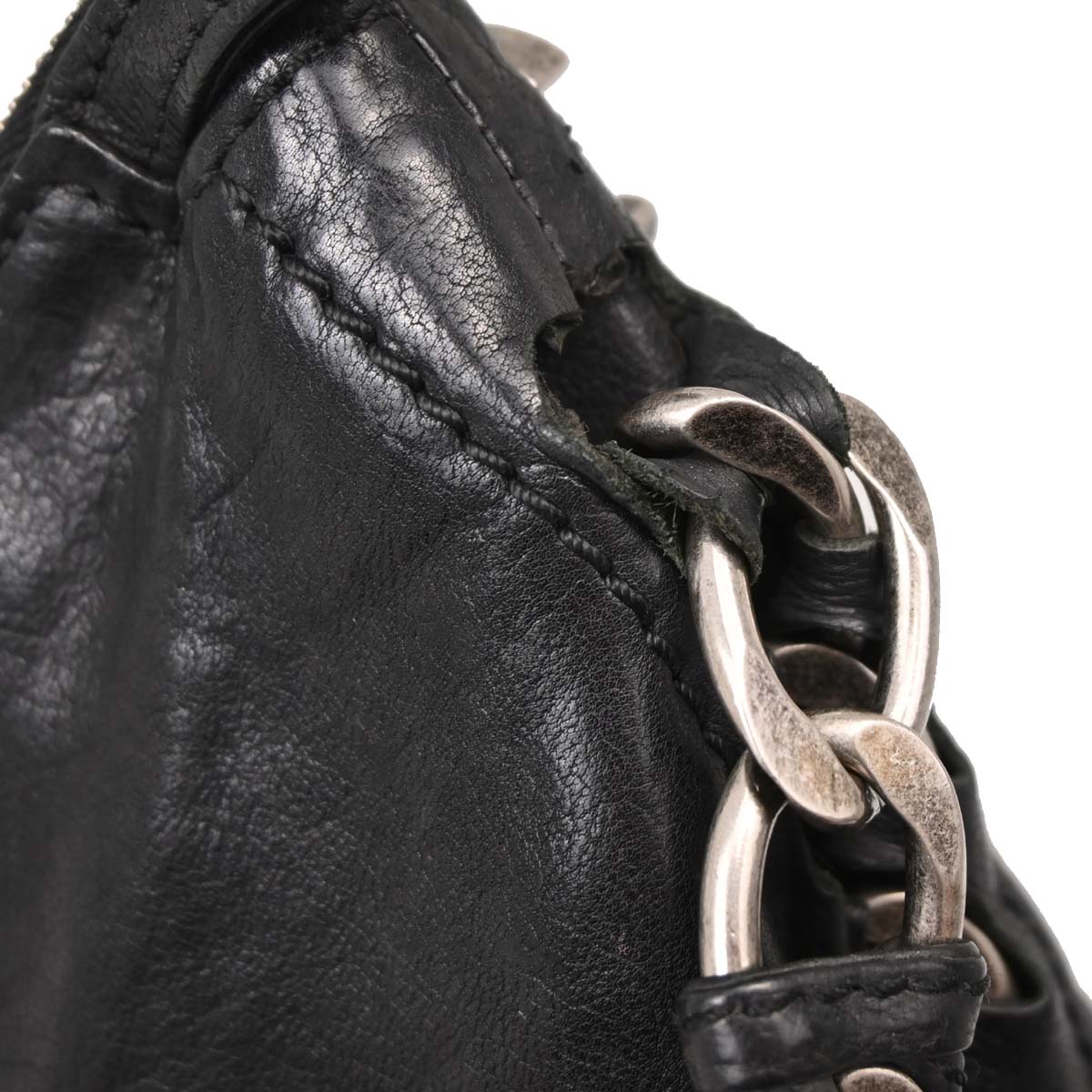 Chanel Black Calfskin Luxury Line Handbag