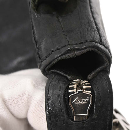 Chanel Black Calfskin Luxury Line Handbag