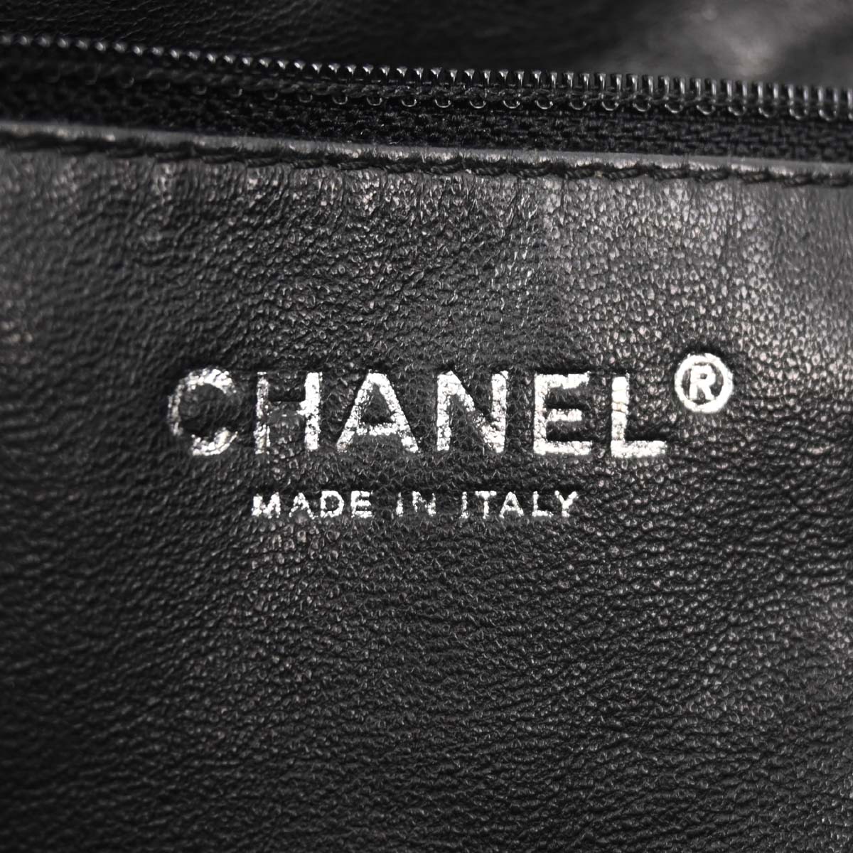 Chanel Black Calfskin Luxury Line Handbag