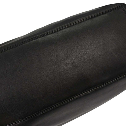 Chanel Black Lambskin Tote Shoulder Bag