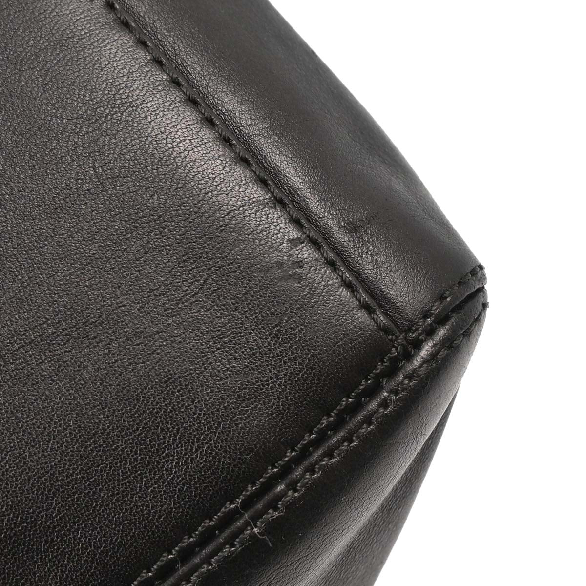 Chanel Black Lambskin Tote Shoulder Bag