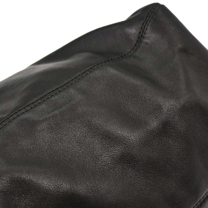 Chanel Black Lambskin Tote Shoulder Bag