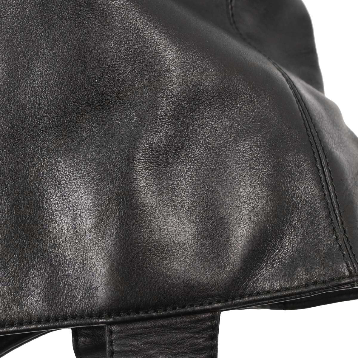 Chanel Black Lambskin Tote Shoulder Bag