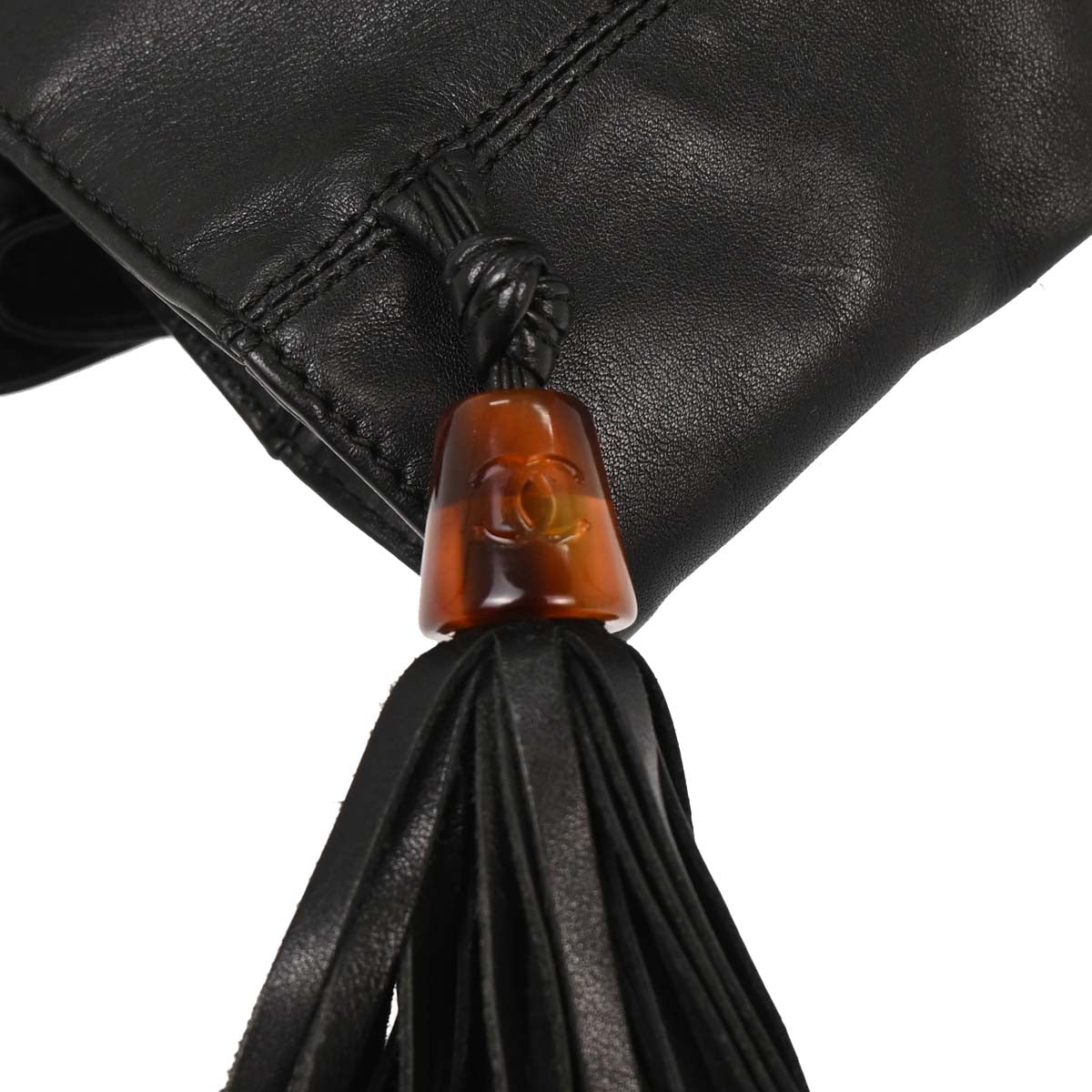 Chanel Black Lambskin Tote Shoulder Bag